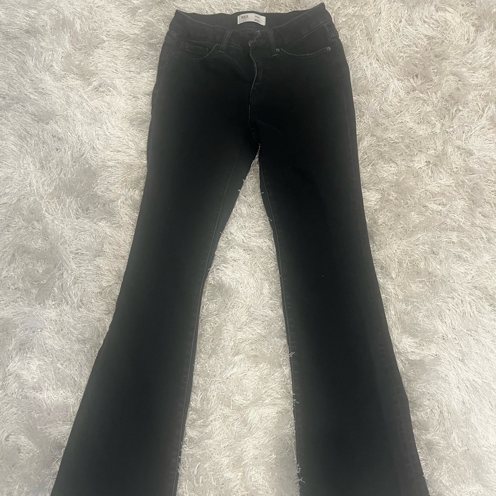 BKE Women's Dark Flare Jeans